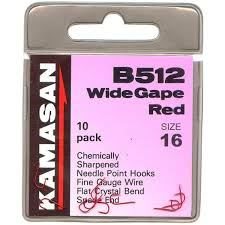 Kamasan B512 Barbed Spade Hooks 1