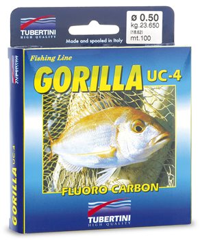 Tubertini Gorilla UC4 Fluorocarbon Line 100m Spool 1